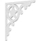 Ekena Millwork Austin Architectural Grade PVC Bracket, 5/8"W X 18"D X 18"H BKTP01X18X18AU - alternate 1